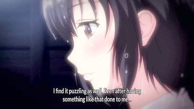 Sopping Wet High School Girl Rainy Fuck 2 - Busty hentai schoolgirl fucks ugly bastard at hotel