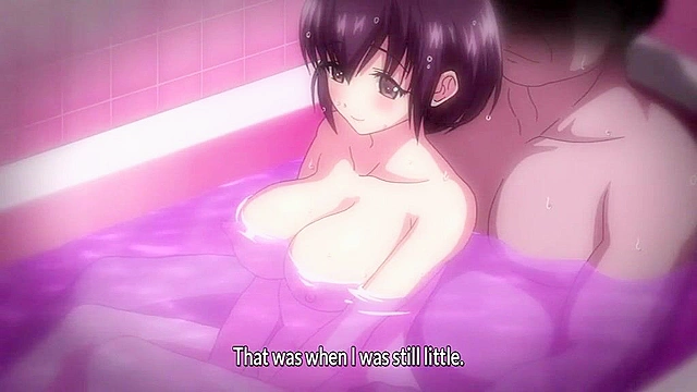 Sopping Wet High School Girl Rainy Fuck 2 - Busty hentai schoolgirl fucks ugly bastard at hotel