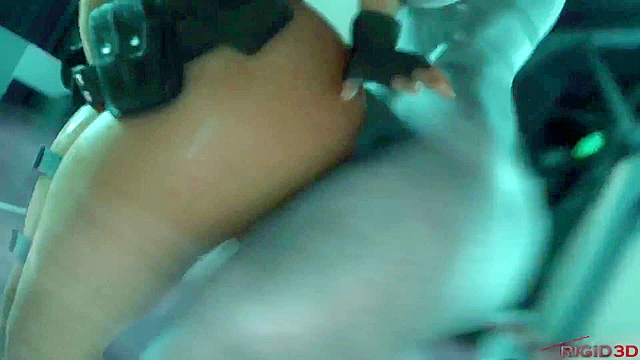 Jill Valentine gets creampie from futa zombie alien