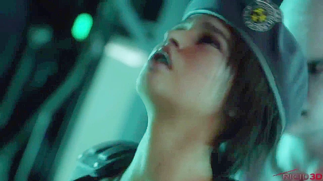 Jill Valentine gets creampie from futa zombie alien