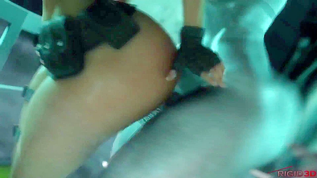 Jill Valentine gets creampie from futa zombie alien