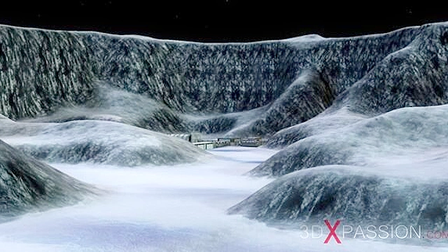 Horny black girl gets face fucked hard by a sex android with silver dick