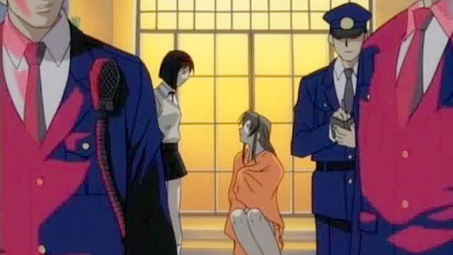 Oni Tensei 2 - Cop gets her ass fucked while tied up teen watches