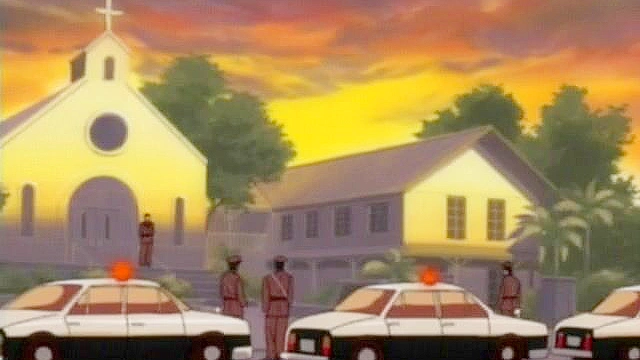 Oni Tensei 2 - Cop gets her ass fucked while tied up teen watches