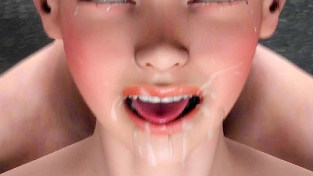 Heroine of Red Girl gets fucked and jizzed by monster pigman