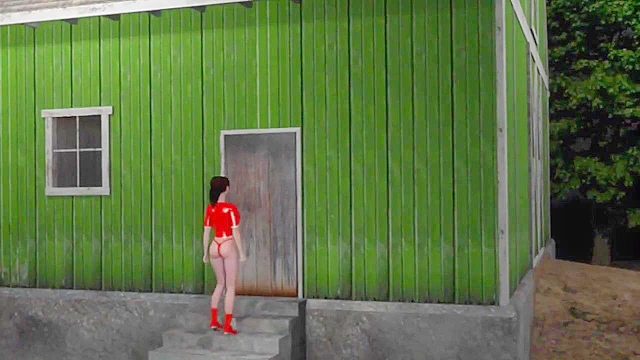 Heroine of Red Girl gets fucked and jizzed by monster pigman