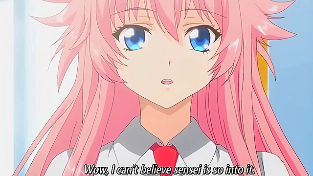 Hypnosis Class 1 - Anime schoolgirls lose their minds and start masturbating in classroom