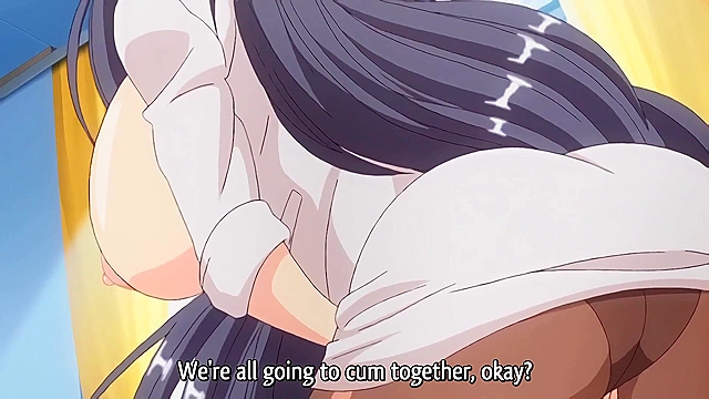 Hypnosis Class 1 - Anime schoolgirls lose their minds and start masturbating in classroom