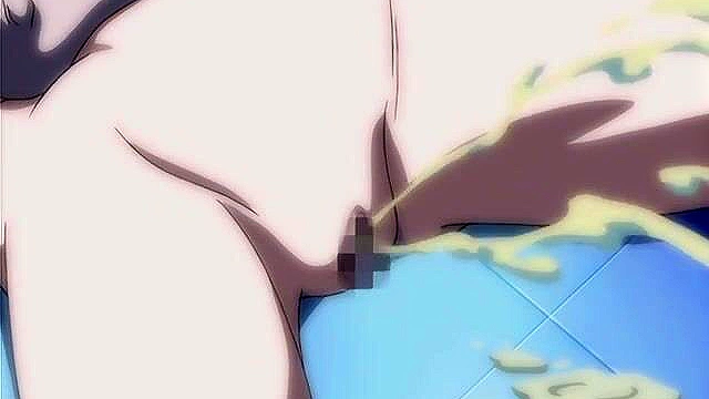 Busty pigtailed teen gets big hentai cock shoved deep in her fuck hole