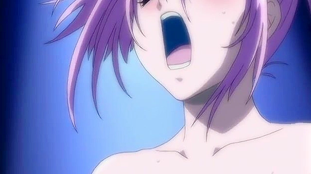 Busty pigtailed teen gets big hentai cock shoved deep in her fuck hole