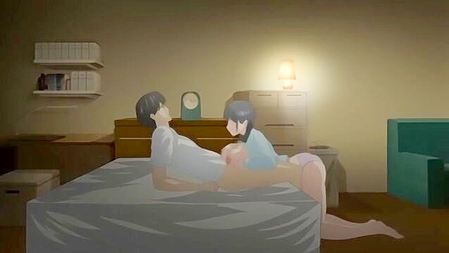 First Married Woman 1 - Dirty father fucks hentai stepdaugher while son is sleeping