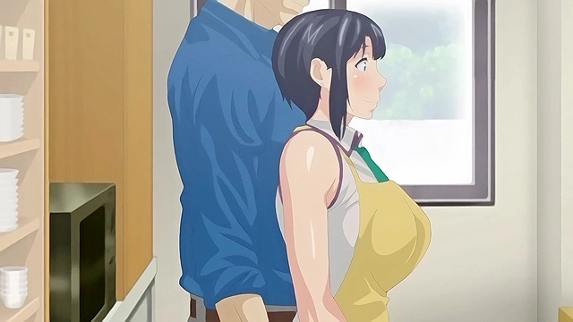 First Married Woman 2 - Dirty old anime man creampies in son's wife