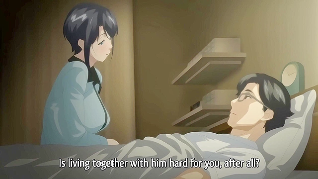 First Married Woman 2 - Dirty old anime man creampies in son's wife