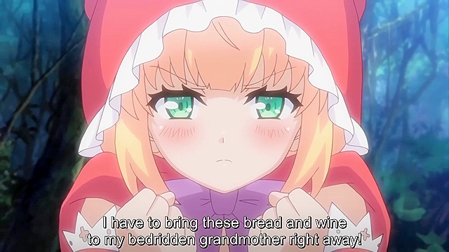 Fairy Tale Game of Tag 1 - Hentai wolf gets a boobjob from Little Red Riding Hood