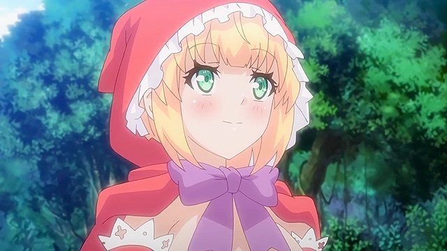 Fairy Tale Game of Tag 1 - Hentai wolf gets a boobjob from Little Red Riding Hood