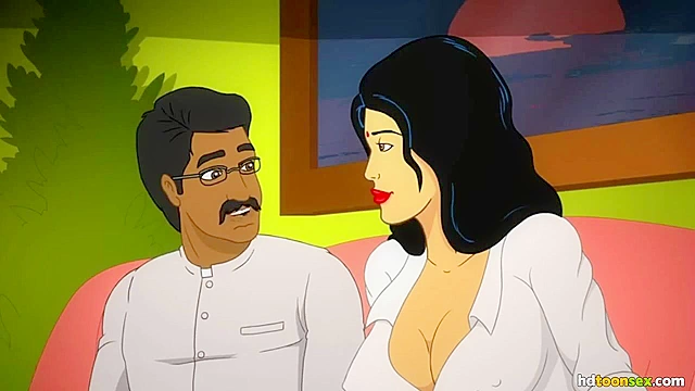 Busty indian milf Savita Bhabhi gets fucked in indian sex cartoon