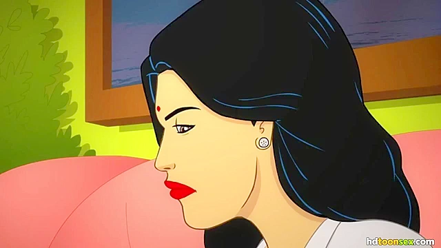 Busty indian milf Savita Bhabhi gets fucked in indian sex cartoon