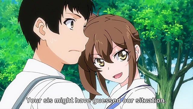 Sinful Sis - Pervy bro fingers his anime sister than fucks busty schoolgirl study buddy