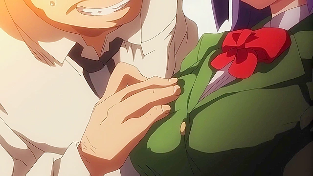 Chizuru-chan's Development Diary 1 - Ugly bastard fucks busty schoolgirl in library