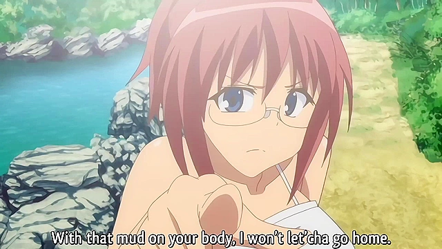 Let's Make Love Together! 6 - Busty hentai cousin gets naked at river and gives you a boobjob