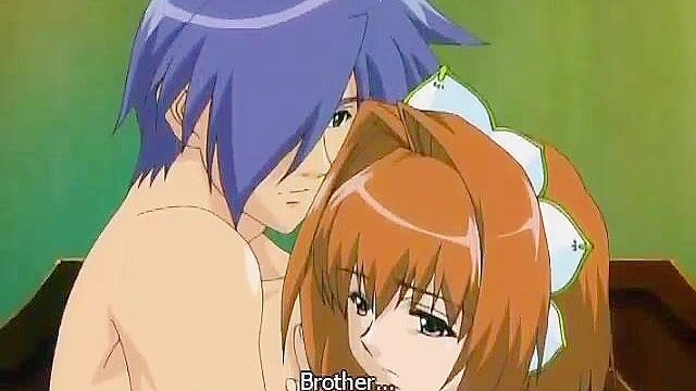 Busty hentai servant gets on her knees to suck dick then ride with her pussy