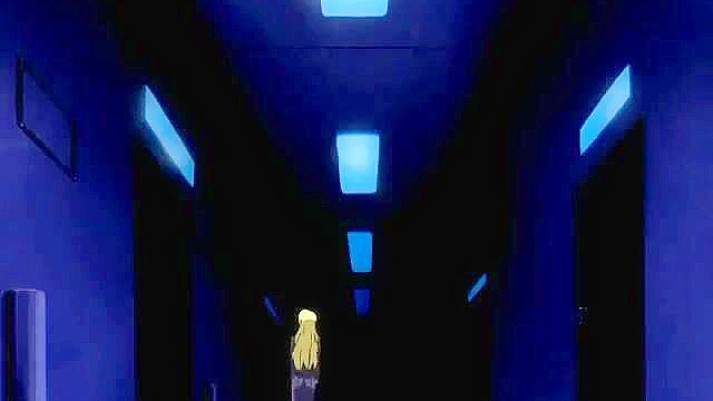 Busty hentai servant gets on her knees to suck dick then ride with her pussy