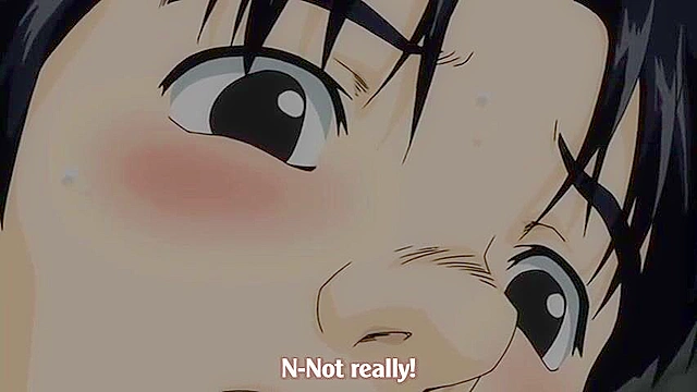 Slutty blonde anime girl with busty tits has a dirty fuck on public beach