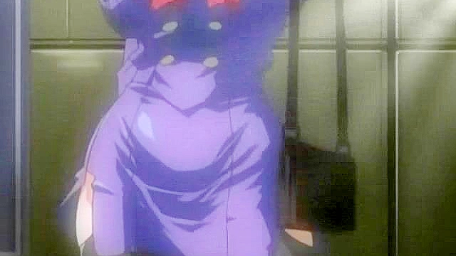 Sadistic succubus chains slave to chair and milks her huge tits