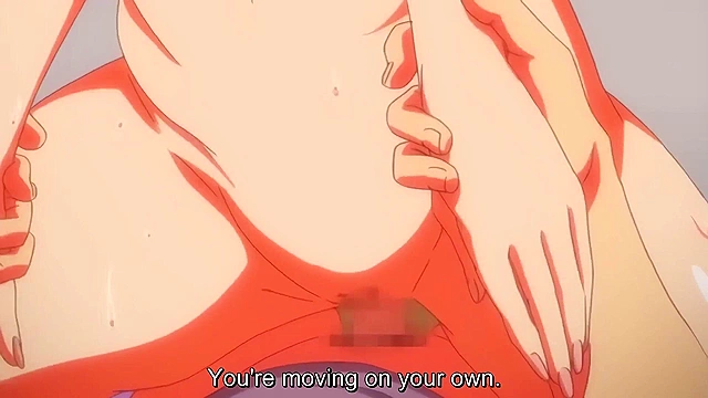 3Piece 1 - Busty hentai milf in maid outfit rims while sucking stepson's dick