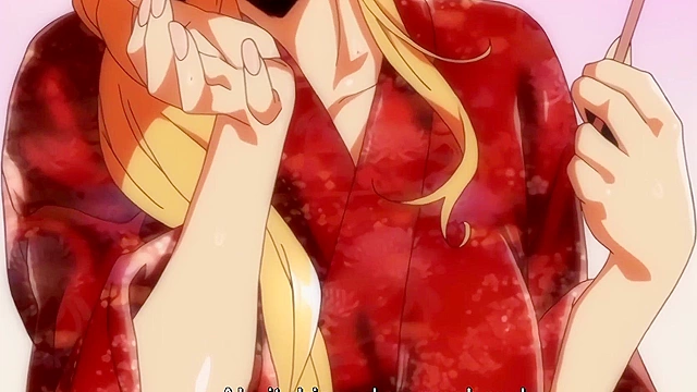 3Piece 1 - Busty hentai milf in maid outfit rims while sucking stepson's dick