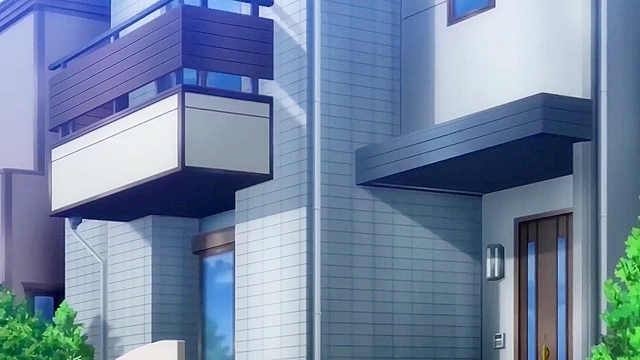 3Piece 1 - Busty hentai milf in maid outfit rims while sucking stepson's dick