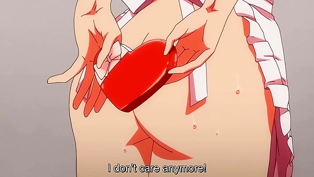 3Piece 1 - Busty hentai milf in maid outfit rims while sucking stepson's dick