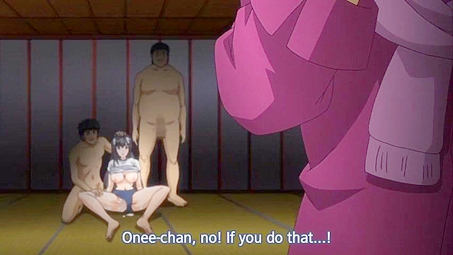 Helter Skelter 3 - Busty hentai schoolgirl gets gangbanged by perverted village