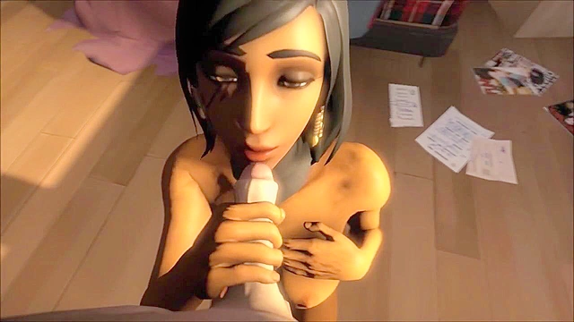 Overwatch girls are having a threesome and getting double stuffed