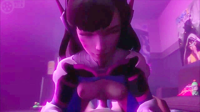 Overwatch girls are having a threesome and getting double stuffed