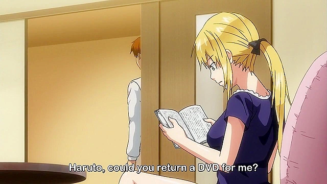 Green Eyes - Lusty hentai virgin sister seduces and fucks younger brother