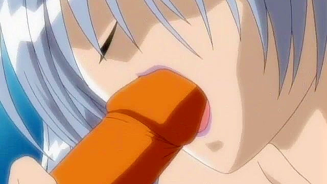 Hentai Elf Cutie walking naked in the forest seduced by a horny ninja intent on suckling nipples