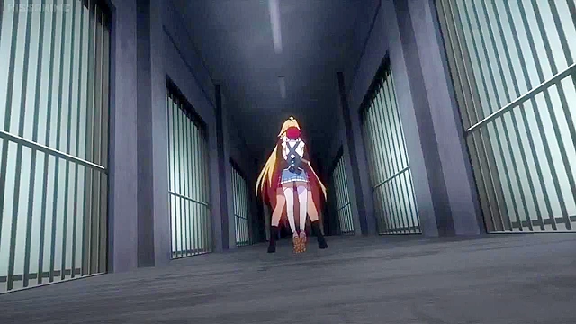 Busty anime teen is giant sized with worldest biggest boobs