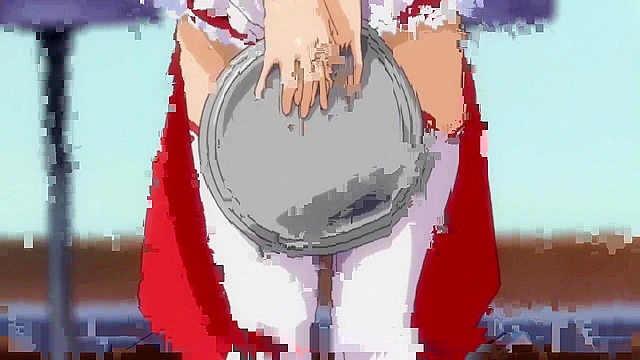 Senpai loses her virginity to a guy in the public locker room