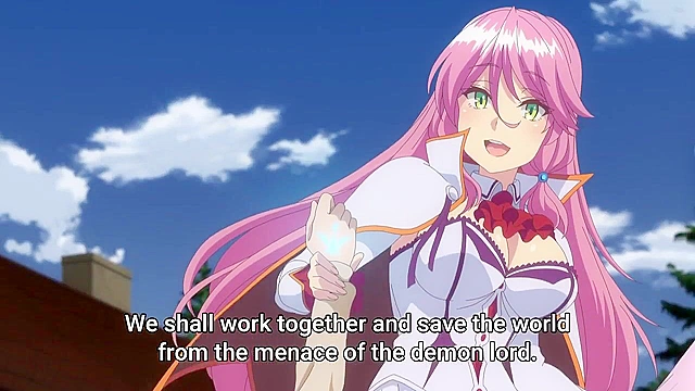 Redo of Healer 1 - Busty anime maid rides the dick of new hero