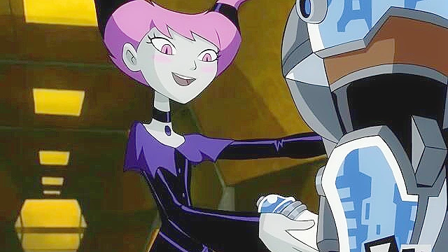 Teen Titans Cyborg gets his dick sucked by Jinx