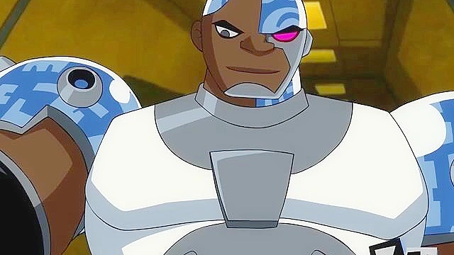 Teen Titans Cyborg gets his dick sucked by Jinx