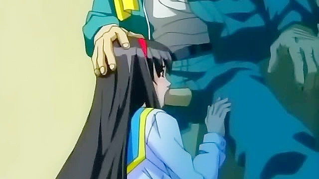 Teen anime girl gets her cunt roughly pounded till creampie