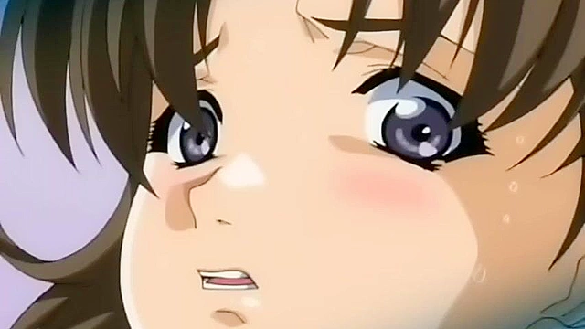 Teen anime girl gets her cunt roughly pounded till creampie