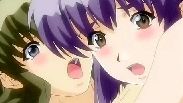 Teen anime girl gets her cunt roughly pounded till creampie