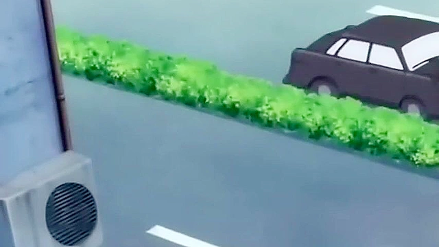 Teen anime girl gets her cunt roughly pounded till creampie