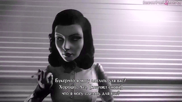 Bioshag - Bioshock Elizabeth gives a monster a blowjob, facial, and hardcore fuck