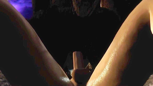 Hot 3d redhead is riding your cock when she transforms in to a werewolf