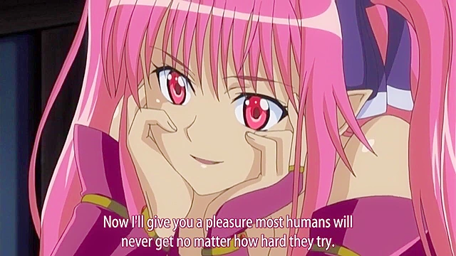 Vampire 1 - Huge titty vampire gives a boobjob and gets splattered with cum