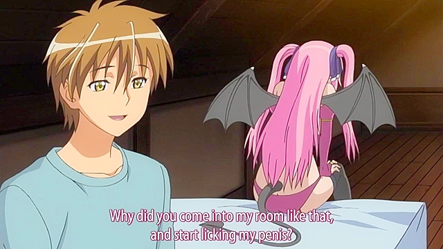 Vampire 1 - Huge titty vampire gives a boobjob and gets splattered with cum